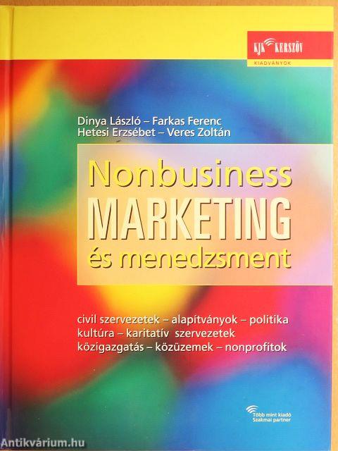 Nonbusiness Marketing és menedzsment