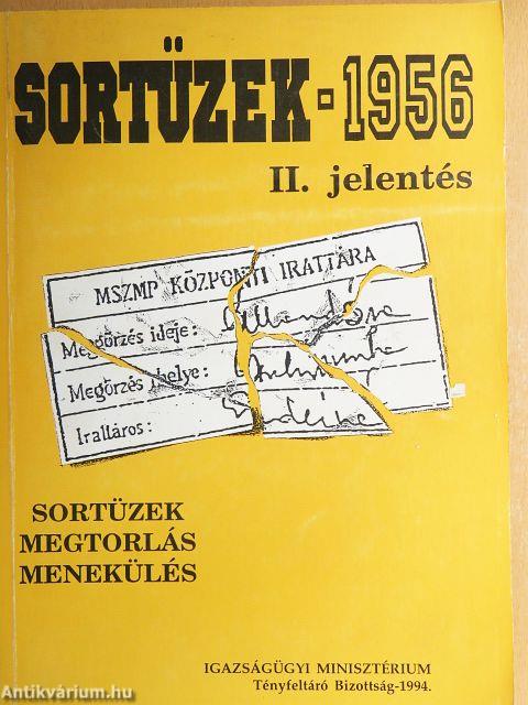 Sortüzek-1956 II. jelentés