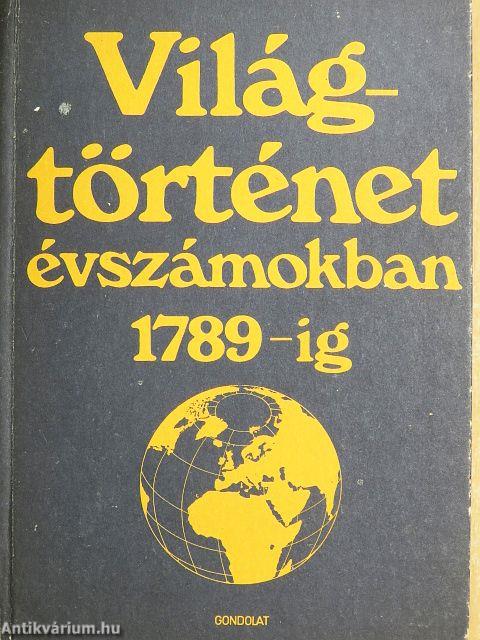 Világtörténet évszámokban I.