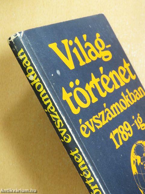 Világtörténet évszámokban I.