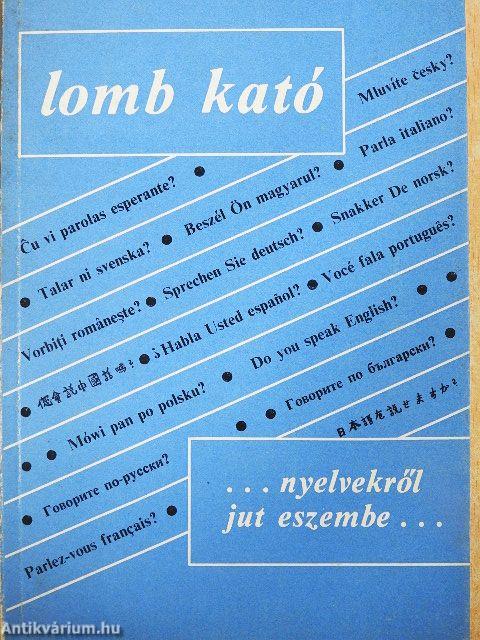 ...nyelvekről jut eszembe...