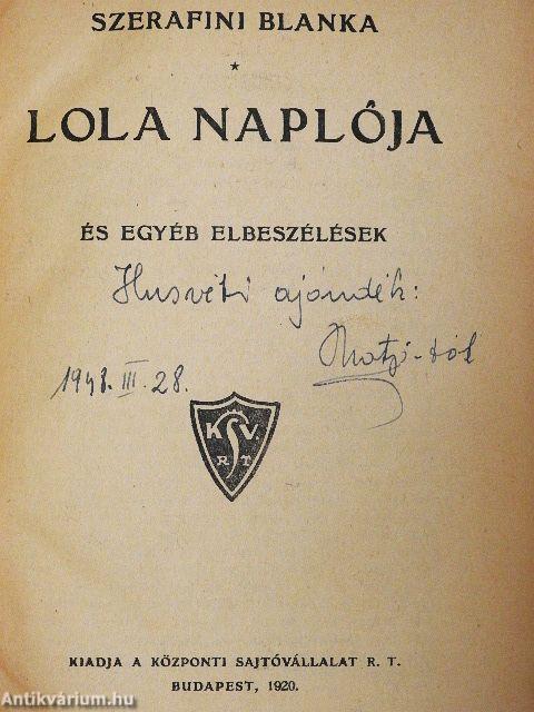 Lola naplója