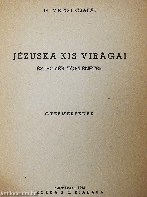 Jézuska kis virágai