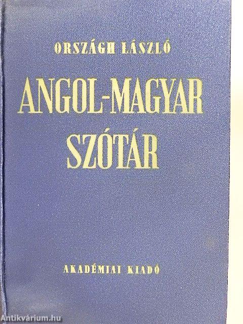 Angol-magyar szótár