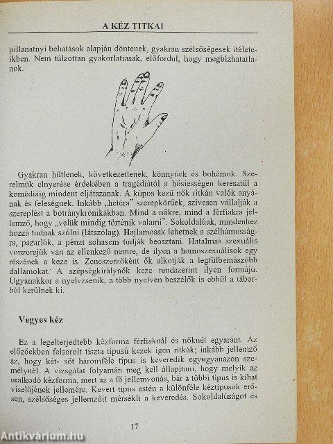 A kéz titkai (?)