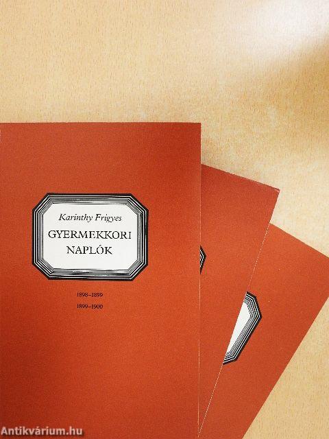 Gyermekkori naplók I-III.