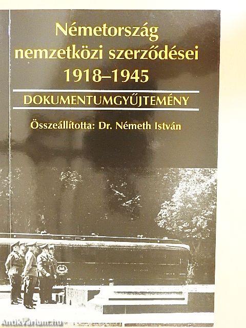 Németország nemzetközi szerződései 1918-1945