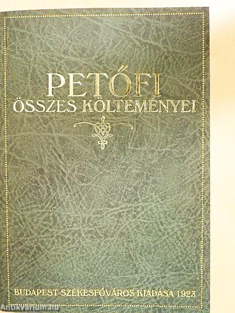 Petőfi összes költeményei
