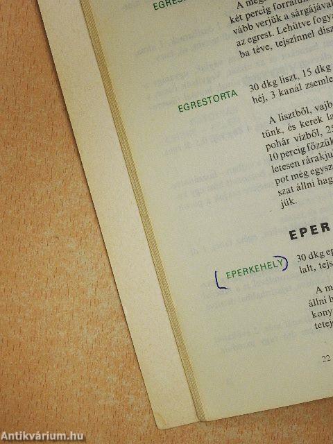 Gyümölcsös, túrós, sajtos ételek