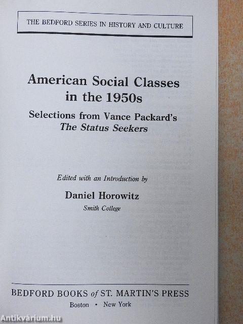 American Social Classes in the 1950s