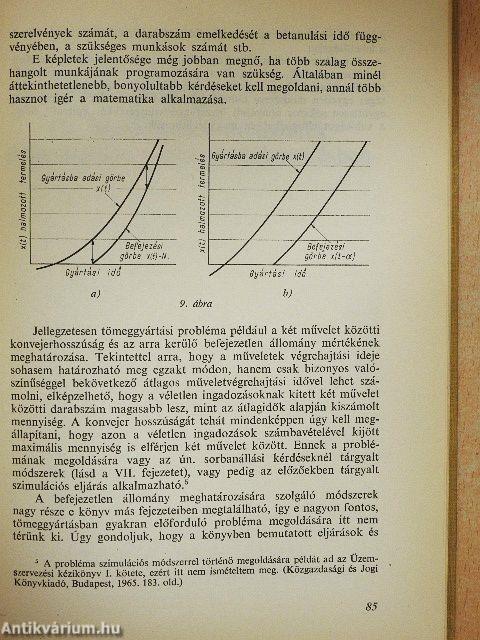A vállalati döntések előkészítésének matematikai modelljei