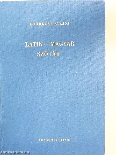 Latin-magyar szótár