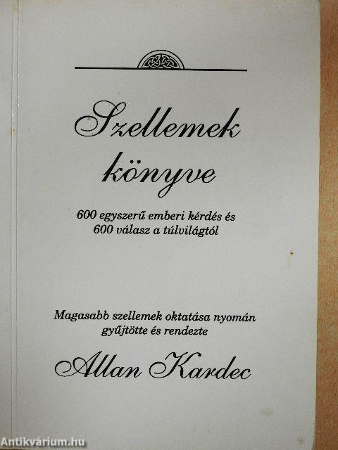 Szellemek könyve I.