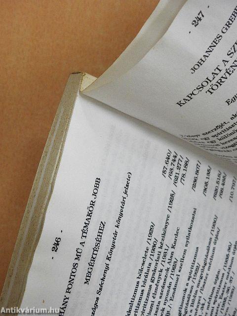 Szellemek könyve I.