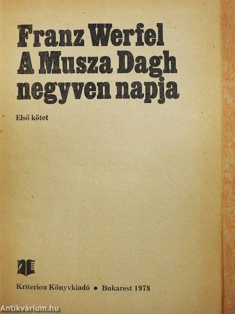 A Musza Dagh negyven napja I-II.