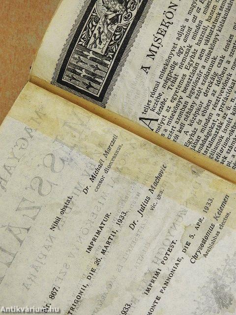 Magyar-Latin misszále