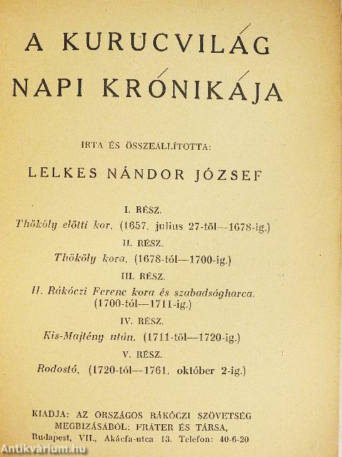 A kuruc világ napi krónikája