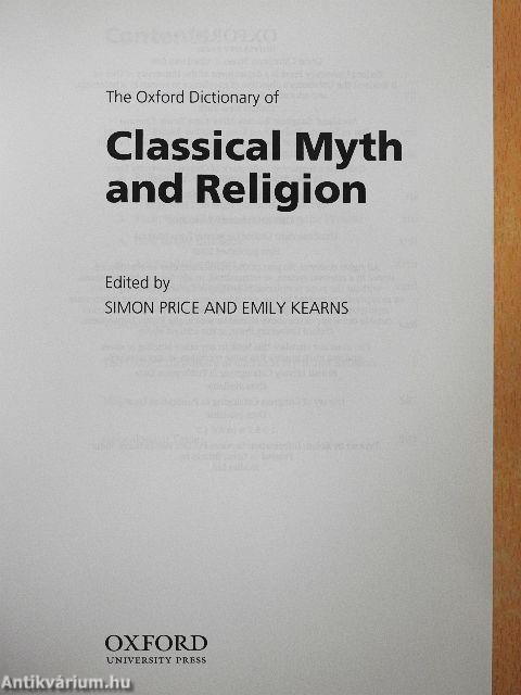The Oxford Dictionary of Classical Myth and Religion