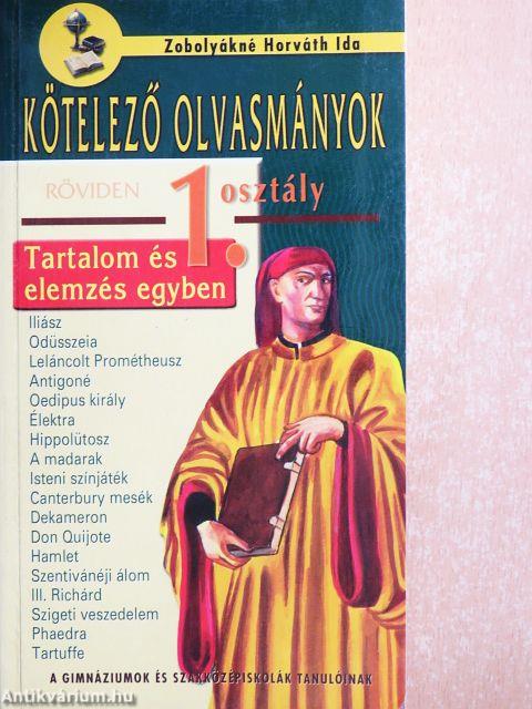 Kötelező olvasmányok röviden - 1. osztály
