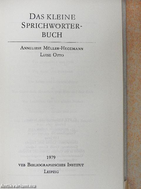 Das kleine Sprichwörterbuch