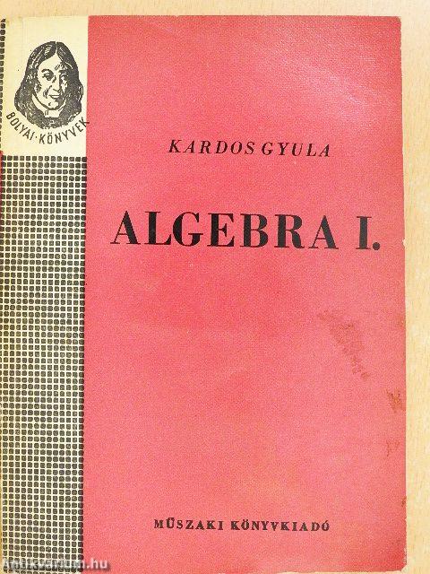 Algebra I-II.