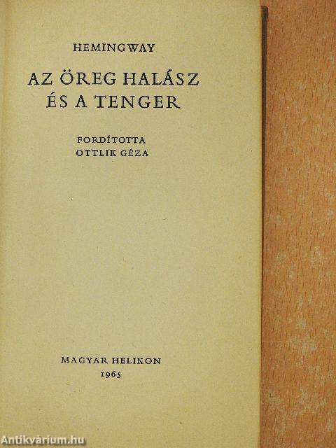 Az öreg halász és a tenger