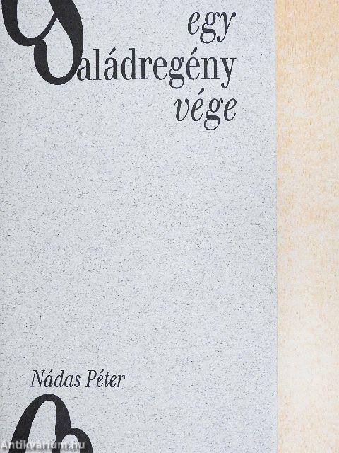 Egy családregény vége