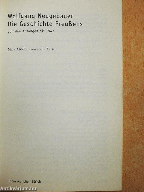 Die Geschichte Preußens