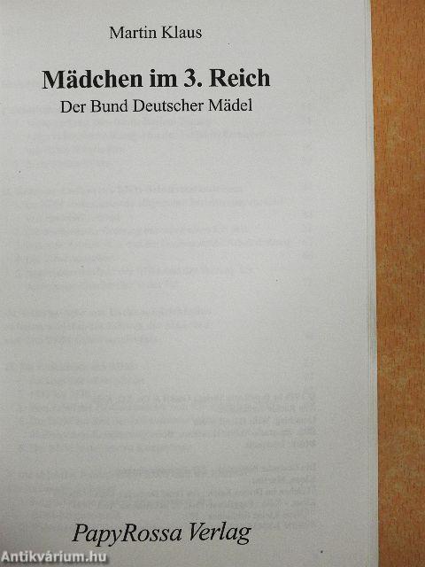 Mädchen im 3. Reich