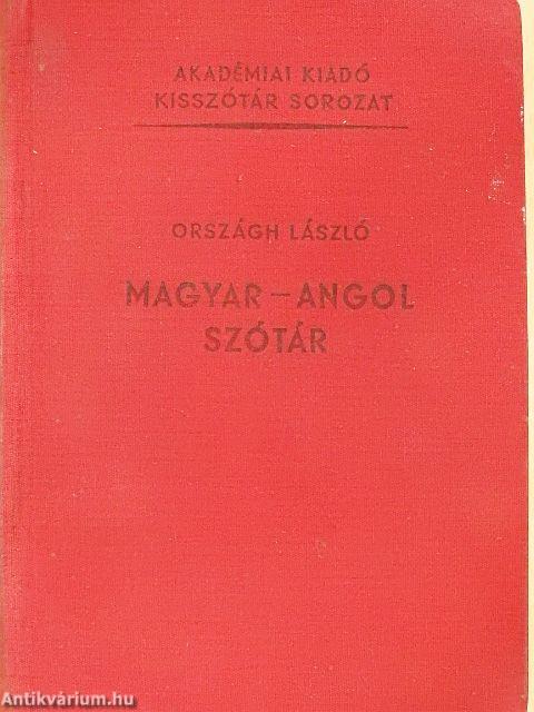 Magyar-angol szótár