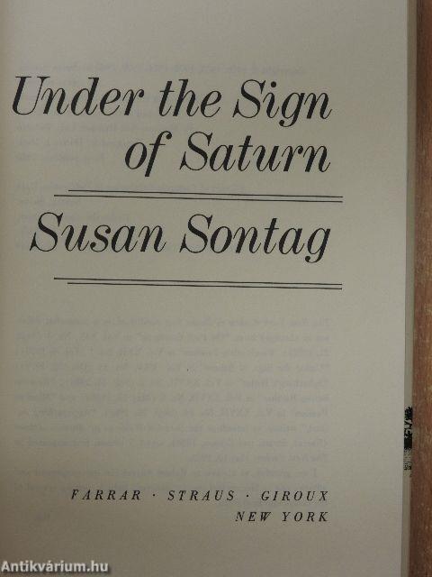 Under the Sign of Saturn