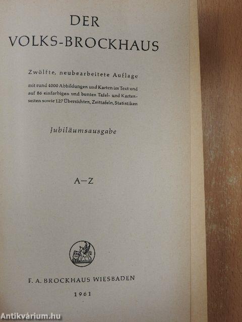 Der Volks-Brockhaus A-Z