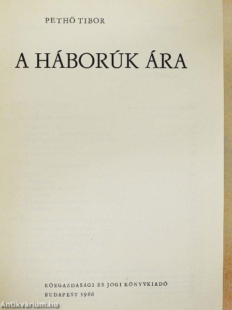A háborúk ára