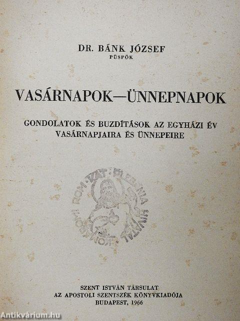 Vasárnapok-ünnepnapok