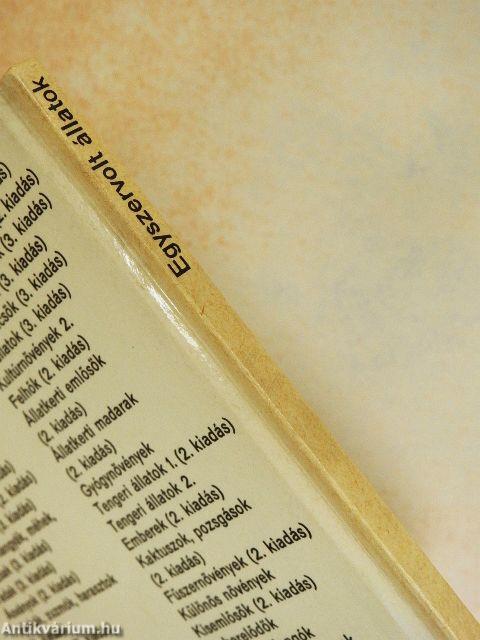 Egyszervolt állatok