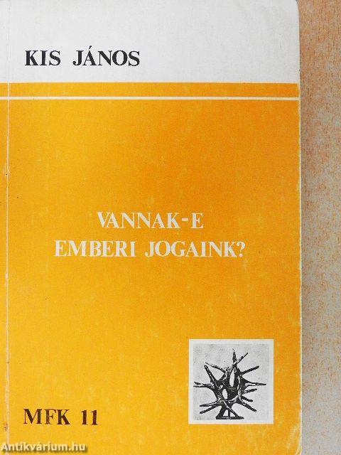 Vannak-e emberi jogaink?