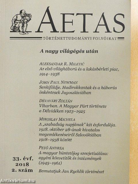 Aetas 2018/2.