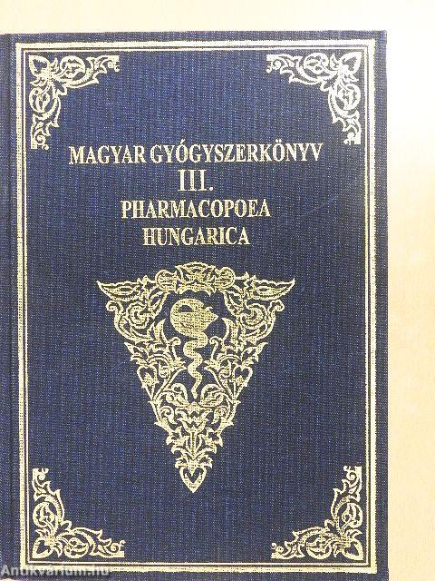 Magyar gyógyszerkönyv III.