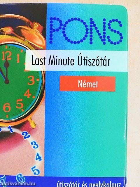 Last Minute német útiszótár