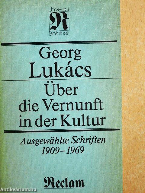 Über die Vernunft in der Kultur
