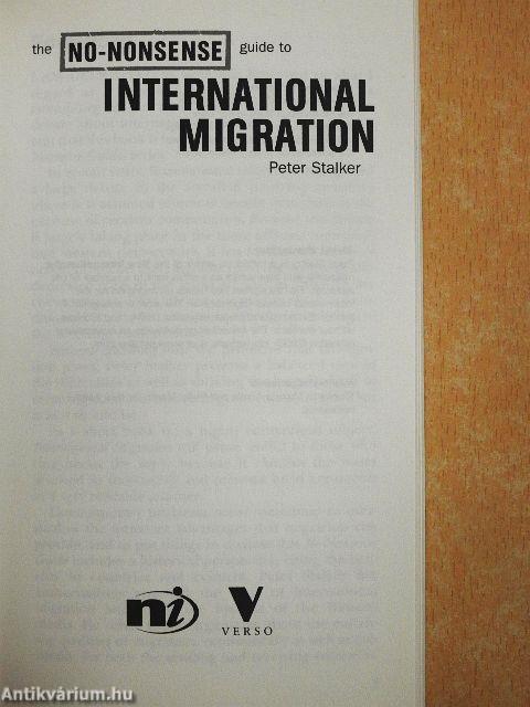 The No-Nonsense guide to International Migration