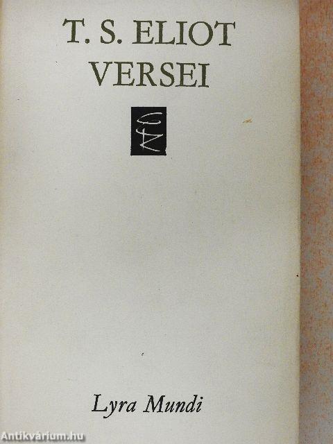 T. S. Eliot versei