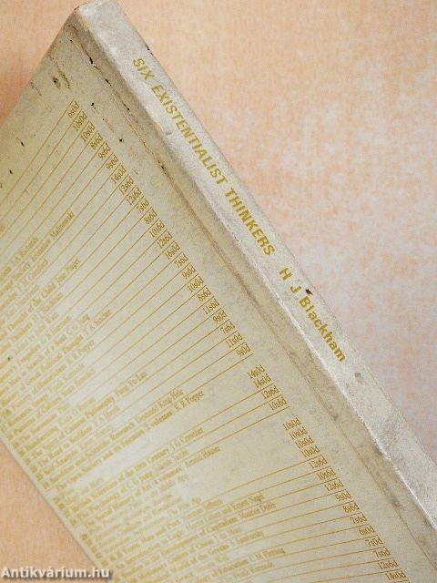 Six Existentialist Thinkers