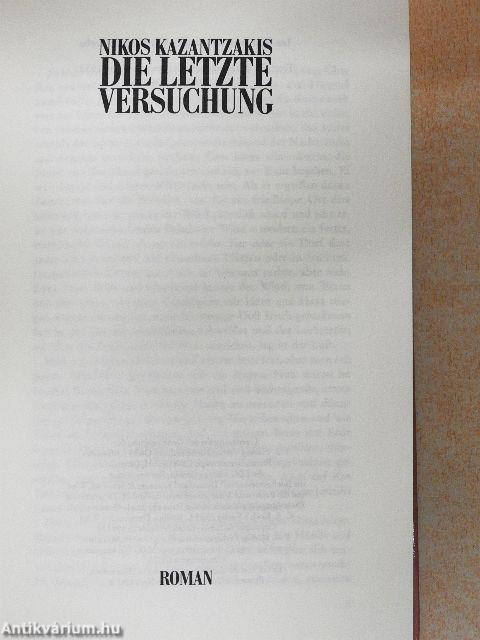 Die Letzte Versuchung