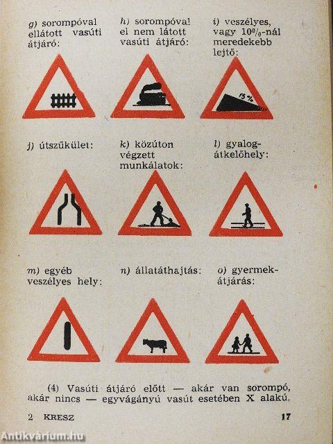 A közúti közlekedés szabályai