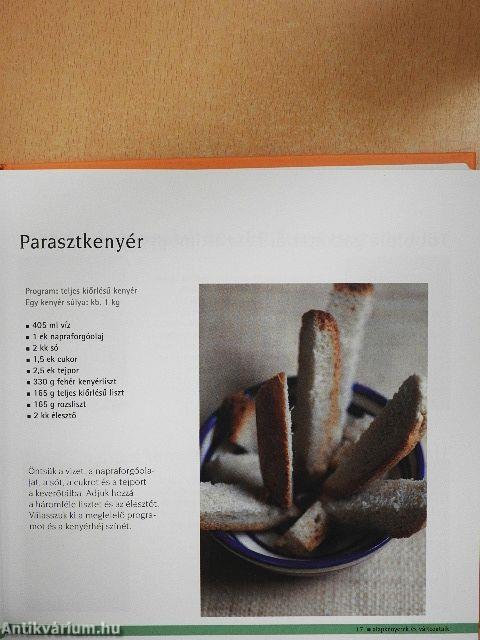 300 recept kenyérsütő géphez