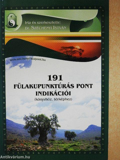 191 fülakupunktúrás pont indikációi