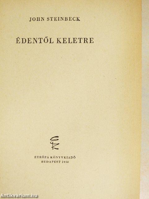 Édentől keletre