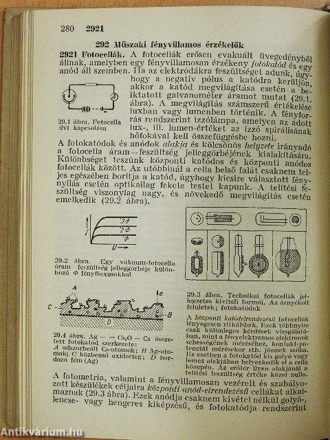 Elektrotechnikusok zsebkönyve