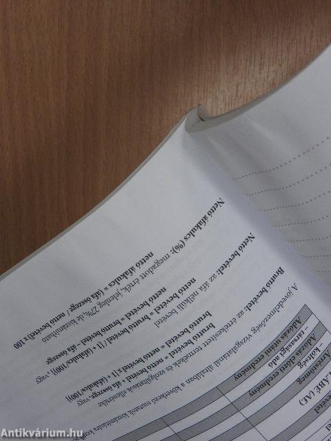 Szakmai vizsgára felkészítő feladattár